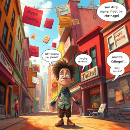 Whose Hello Is It Anyway? - Text-based game