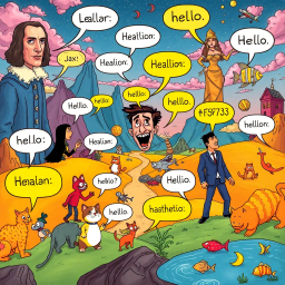 Whose Hello Is It Anyway? - Text-based game