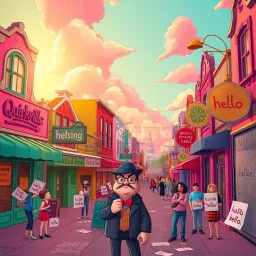 Whose Hello Is It Anyway? - Text-based game