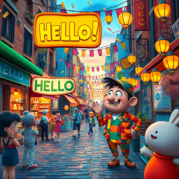 Whose Hello Is It Anyway? - Text-based game