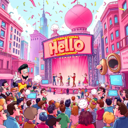 Whose Hello Is It Anyway? - Text-based game