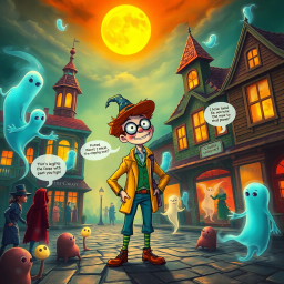 Hello, Whose Ghost Is It Anyway? - Text-based game