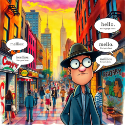 Whose Hello Is It Anyway? - Text-based game