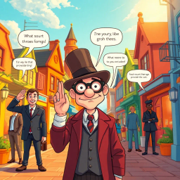 Whose Hello Is It Anyway? - Text-based game