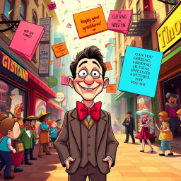 Whose Hello Is It Anyway? - Text-based game