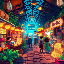 Whose Hello Is It Anyway? - Text-based game