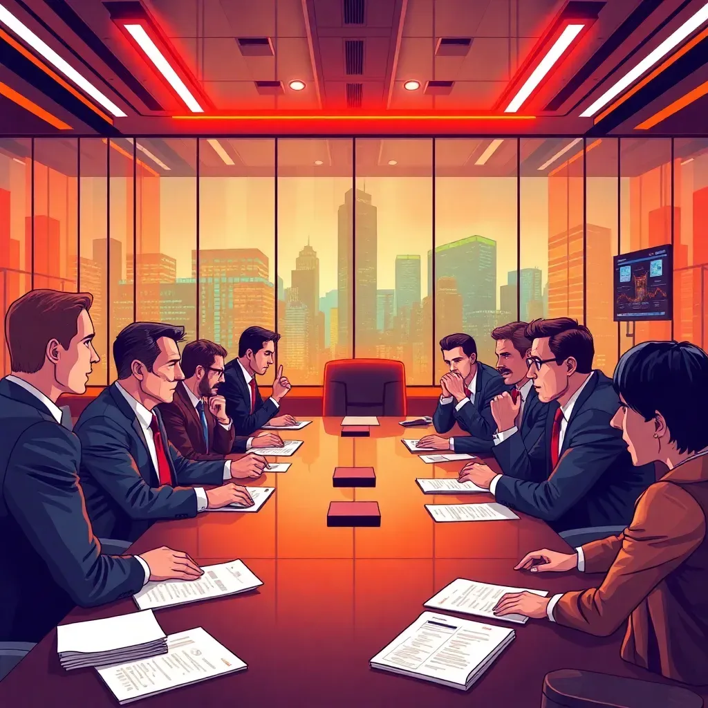Corporate Clash: The Strife for Success