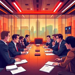 Corporate Clash: The Strife for Success - Text-based game