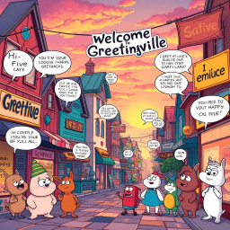 Whose Hello Is It Anyway? - Text-based game