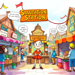 Whose Hello Is It Anyway? - Text-based game