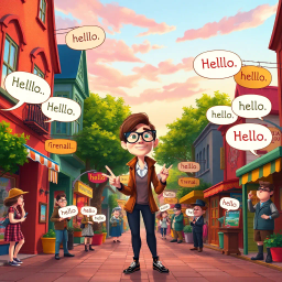 Whose Hello Is It Anyway? - Text-based game