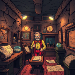 Whose Artifact Is It Anyway? - Text-based game