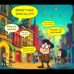 Whose Hello Is It Anyway? - Text-based game