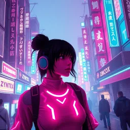 Neon Degeneration - Text-based game