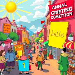 Whose Hello is it Anyway? - Text-based game