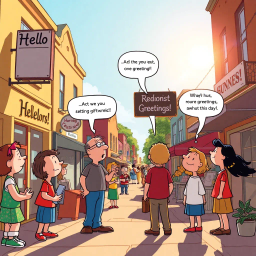 Whose Hello is it Anyway? - Text-based game