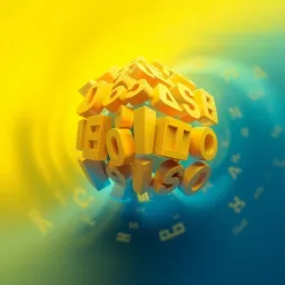 Spinning Cube Letters - Text-based game