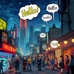 Whose Hello Is It Anyway? - Text-based game