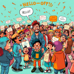 Social Satire text games