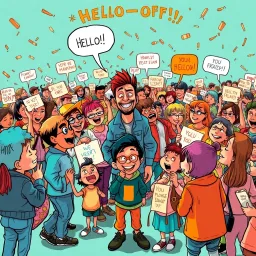 Whose Hello Is It Anyway? - Text-based game