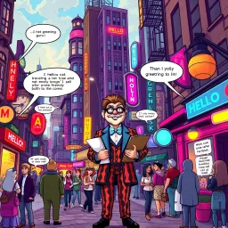 Whose Hello Is It Anyway? - Text-based game