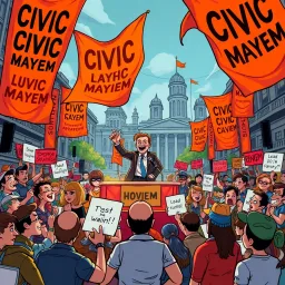 Civic Mayhem - Text-based game