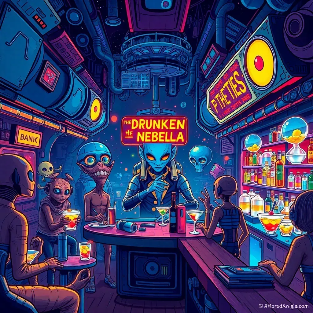 Galactic Bartender: Cosmic Cocktails and Catastrophes