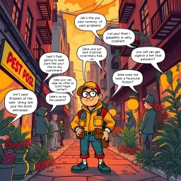 Pest Control Odyssey - Text-based game