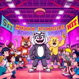 Spirit Showdown: Mascot Mayhem - Text-based game