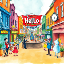 Whose Hello is it Anyway? - Text-based game