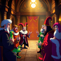 Whose Mirth Is It Anyway? - Text-based game