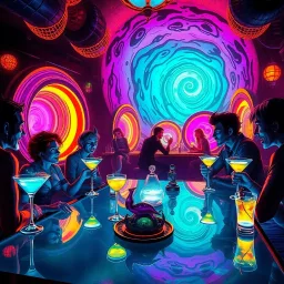 Portal Pals: The Quantum Lounge - Text-based game