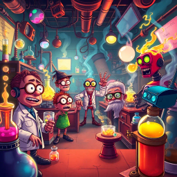 Whose Lab Is It Anyway? - Text-based game