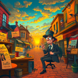 Whose Hello is it Anyway? - Text-based game