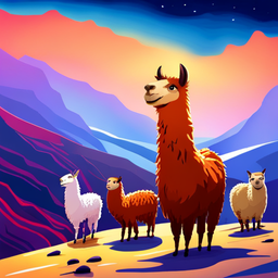 The Great Llamacatchers - Text-based game