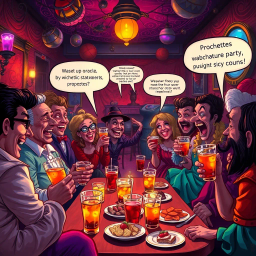 Prophet's Party: Whose Fate is it Anyway? - Text-based game