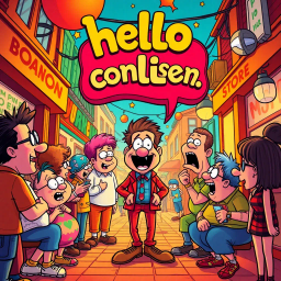 Whose Hello Is It Anyway? - Text-based game