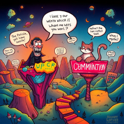 Whose Hello Is It Anyway? - Text-based game