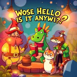 Whose Hello Is It Anyway? - Text-based game