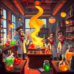 Whose Lab Is It Anyway? - Text-based game