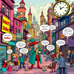 Whose Hello is it Anyway? - Text-based game