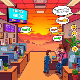 Whose Hello Is It Anyway? - Text-based game