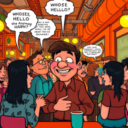 Whose Hello Is It Anyway? - Text-based game