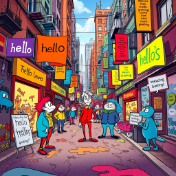 Whose Hello Is It Anyway? - Text-based game