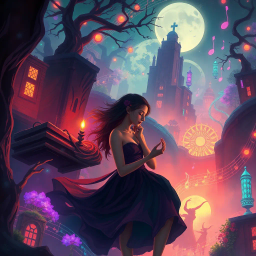 Rhythm of the Shadows - Text-based game