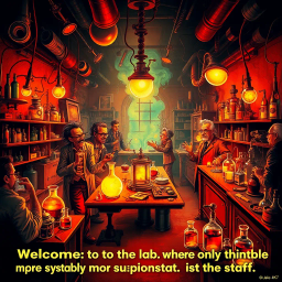 Whose Lab Is It Anyway? - Text-based game