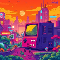Pixel Pioneers: A GOG Odyssey - Text-based game