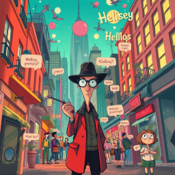 Whose Hello Is It Anyway? - Text-based game