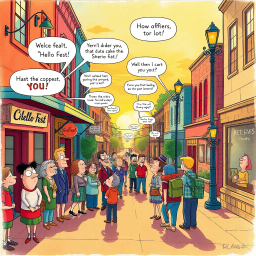 Whose Hello Is It Anyway? - Text-based game