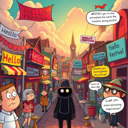 Whose Hello Is It Anyway? - Text-based game